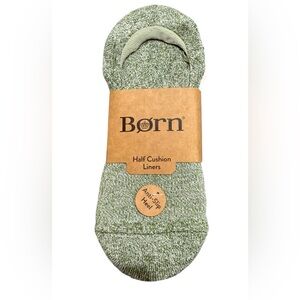NWT Born Men's Size 6-12 Socks Half Cushion Liners 6 Pack